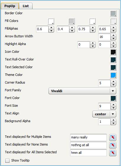 Dashboards Add-On: ComboBox – Multiple Select